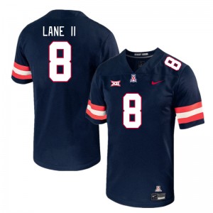 Men Sterling Lane II Navy Arizona #8 Big 12 Conference Jersey 377361-427