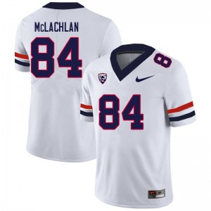 Men Tanner McLachlan White Arizona #84 Jersey 360690-573