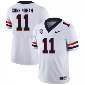 Men Tayvian Cunningham White Arizona #11 Jersey 337520-580