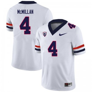 Men Tetairoa McMillan White Wildcats #4 Jersey 902910-636