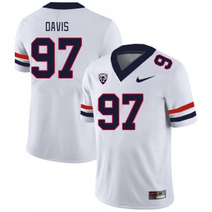 Men Tristan Davis White Arizona #97 Jersey 383938-194