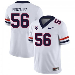 Men Tylen Gonzalez White Wildcats #56 Jersey 294832-600