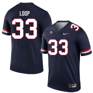 Men Tyler Loop Navy Arizona #33 Jersey 748624-350