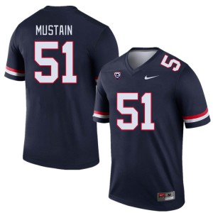 Men Tyler Mustain Navy Arizona Wildcats #51 Jersey 195012-187