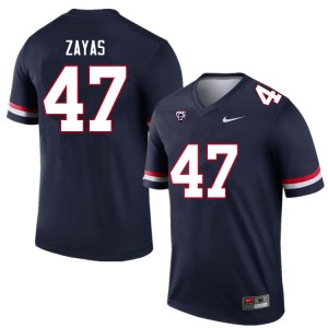 Men Victor Zayas Navy Arizona Wildcats #47 Jersey 913291-707