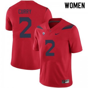 Women Boobie Curry Red Wildcats #2 Jersey 382690-850