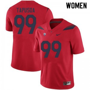 Women Myles Tapusoa Red Wildcats #99 Jersey 349044-810
