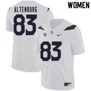 Women Karl Altenburg White University of Arizona #83 Jersey 478823-647