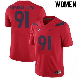 Women Alex Navarro-Silva Red Arizona Wildcats #91 Jersey 723890-312
