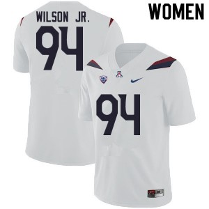 Women Dion Wilson Jr. White Arizona #94 Jersey 628598-228