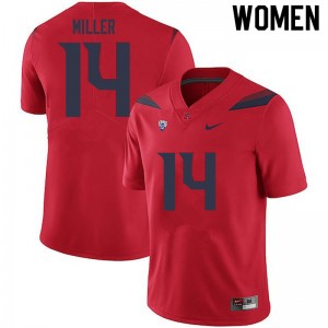 Women Dyelan Miller Red Wildcats #14 Jersey 338139-874