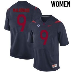 Women Gunner Maldonado Navy Wildcats #9 Jersey 541177-417