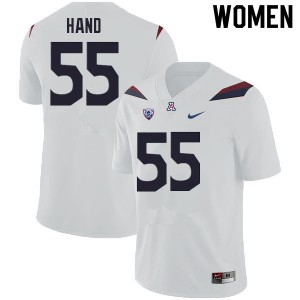 Women JT Hand White Arizona Wildcats #55 Jersey 325116-144