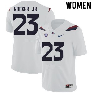 Women Stevie Rocker Jr. White Arizona #23 Jersey 277715-688