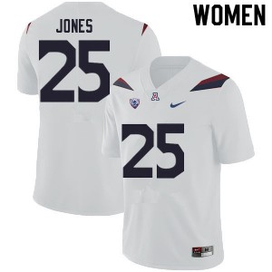 Women Valen Jones White Arizona Wildcats #25 Jersey 574847-930