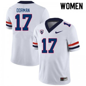 Women Brayden Dorman White University of Arizona #17 Jersey 941268-247