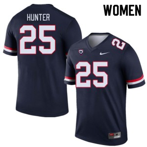 Women Chris Hunter Navy University of Arizona #25 Jersey 526398-574