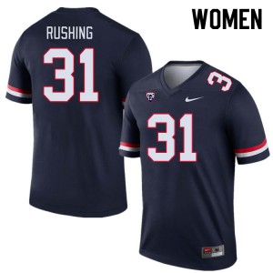 Women Cruz Rushing Navy University of Arizona #31 Jersey 388029-661