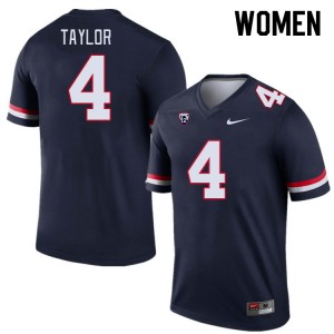 Women Isaiah Taylor Navy Arizona Wildcats #4 Jersey 821591-356