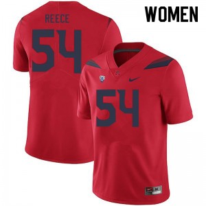 Women Jacob Reece Red Arizona Wildcats #54 Jersey 803160-996