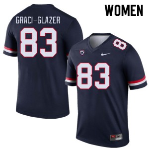 Women Sam Graci-Glazer Navy Arizona Wildcats #83 Jersey 873250-714