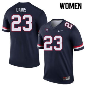 Women Tacario Davis Navy Arizona #23 Jersey 870341-352