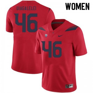 Women Ta'ita'i Uiagalelei Red Arizona Wildcats #46 Jersey 725467-791
