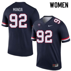 Women Tyler Manoa Navy Arizona #92 Jersey 918761-171