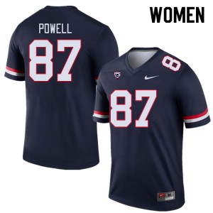 Women Tyler Powell Navy Arizona Wildcats #87 Jersey 786066-462