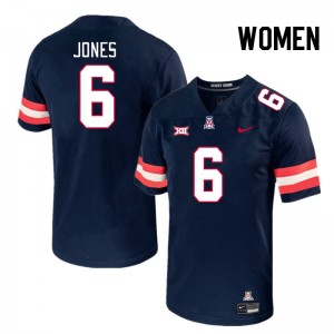 Women AJ Jones Navy Arizona Wildcats #6 Big 12 Conference Jersey 519938-238