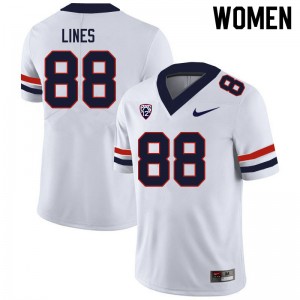 Women Alex Lines White Arizona #88 Jersey 721463-267