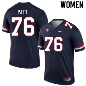 Women Anthony Patt Navy Wildcats #76 Jersey 254574-369