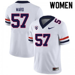 Women Anthony Ward White University of Arizona #57 Jersey 195000-386