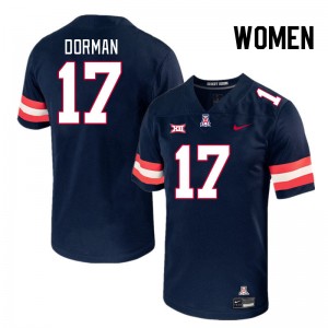 Women Brayden Dorman Navy Wildcats #17 Big 12 Conference Jersey 885109-550