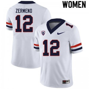 Women Brayden Zermeno White Arizona Wildcats #12 Jersey 731458-142