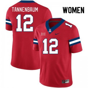 Women Cole Tannenbaum Red Wildcats #12 Big 12 Conference Jersey 314950-513