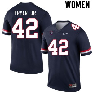 Women DJ Fryar Jr. Navy University of Arizona #42 Jersey 751951-421