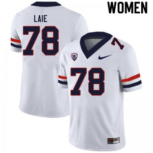 Women Donovan Laie White University of Arizona #78 Jersey 609327-504
