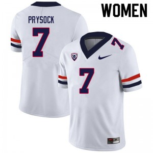 Women Ephesians Prysock White Arizona #7 Jersey 441681-402