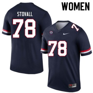 Women Grayson Stovall Navy Arizona Wildcats #78 Jersey 980402-157