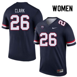 Women Jaden Clark Navy University of Arizona #26 Jersey 396845-451