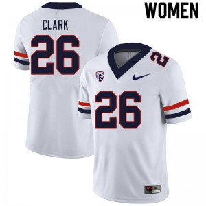 Women Jaden Clark White Arizona #26 Jersey 625052-242