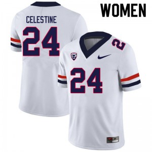 Women Jai-Ayviauynn Celestine White Arizona #24 Jersey 344120-579