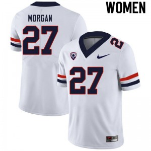 Women Jakelyn Morgan White Arizona #27 Jersey 594060-273