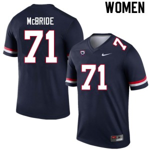Women Jaxon McBride Navy Arizona #71 Jersey 787621-460