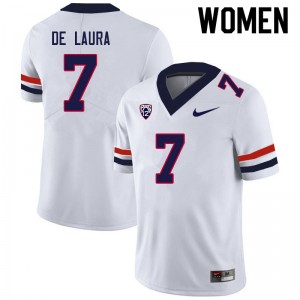 Women Jayden de Laura White Wildcats #7 Jersey 744518-845