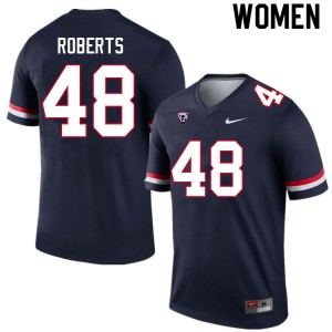 Women Jerry Roberts Navy Arizona Wildcats #48 Jersey 680331-405