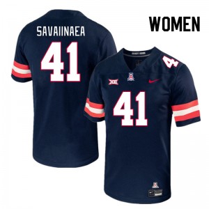 Women Julian Savaiinaea Navy Wildcats #41 Big 12 Conference Jersey 396835-222