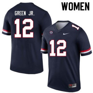 Women Kevin Green Jr. Navy University of Arizona #12 Jersey 418057-139