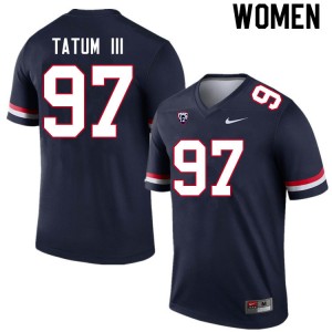 Women Leevel Tatum III Navy University of Arizona #97 Jersey 944982-670
